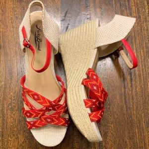 Lucky Brand - Espadrille Wedge Sandal - Size 9.5
